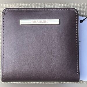 NWT Brahmin JANE in ESPRESSO Allover Smooth Wallet